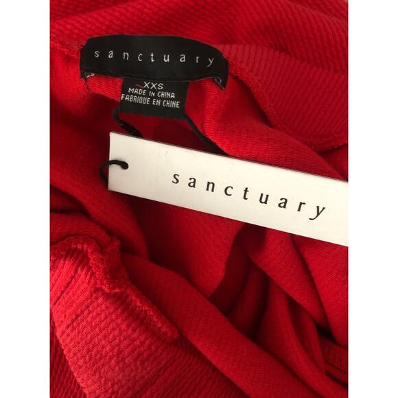 Sanctuary  Ribbed Pencil Skirt Women's Size XXS Higher in Ruby NEW - Picture 5 of 6